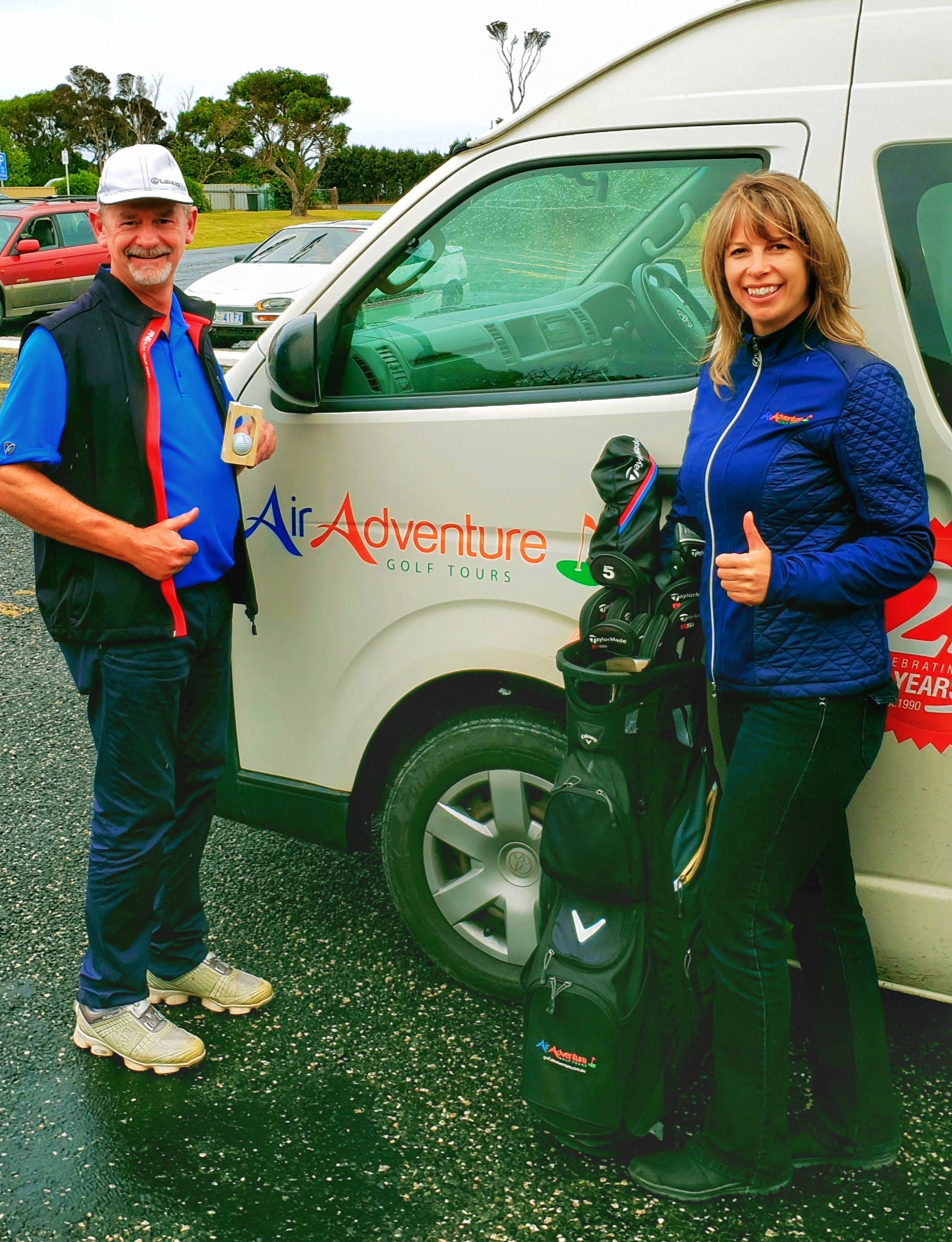 King Island Golf Pro Am with Air Adventure Golf Tours Heidi Weitjens