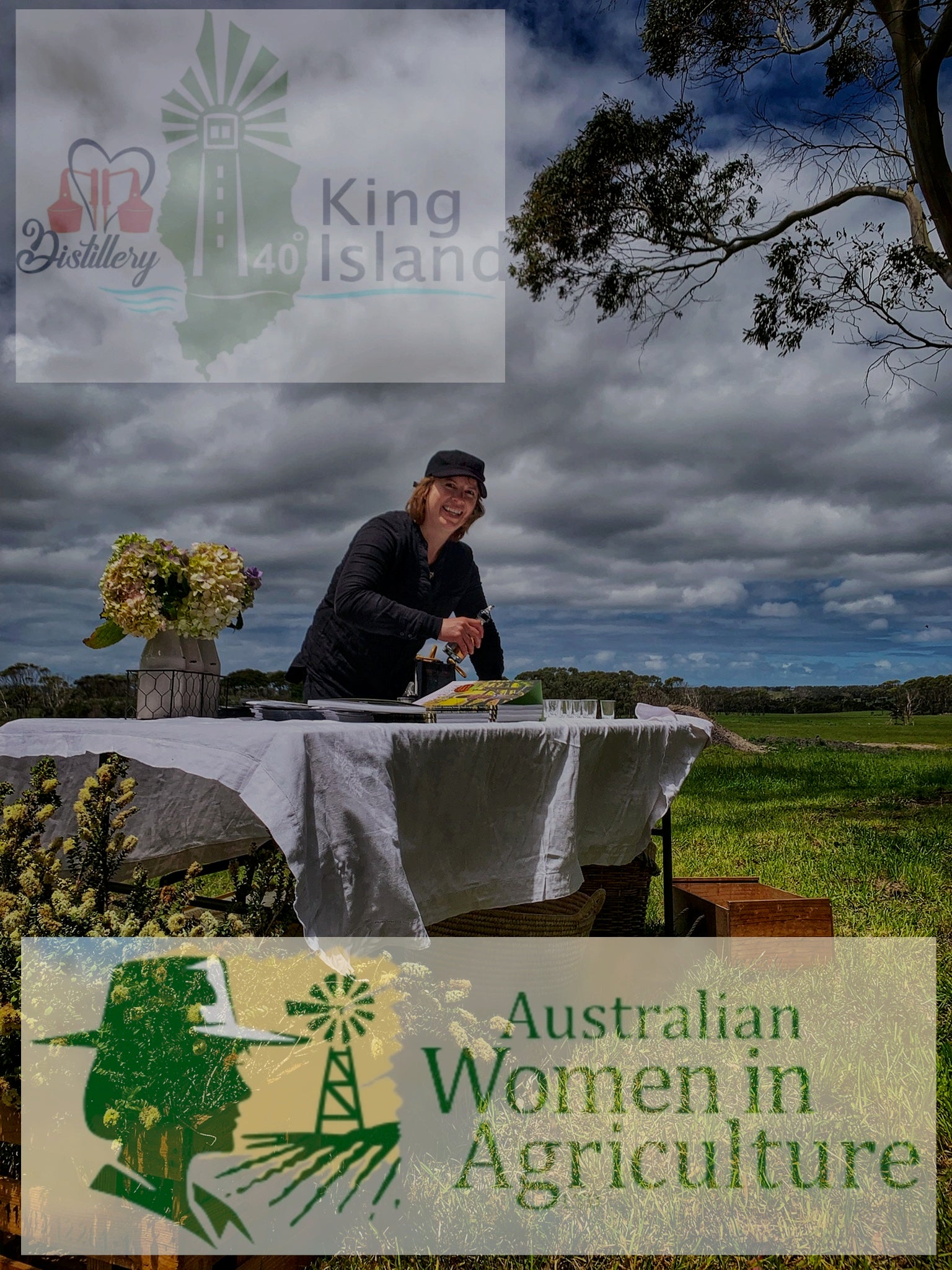 King Island women in agriculture Tasmania Australia on tour King