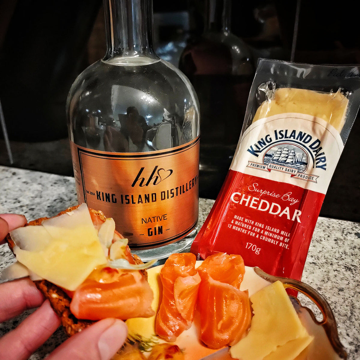 Stokes Point Cheddar King Island Gin Collaboration – King Island Distillery