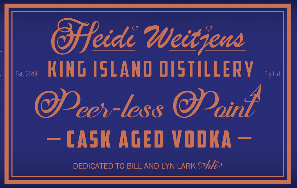 Peer-less Point ex-whisky cask aged vodka